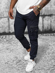 Férfi nadrág chino jogger gránát OZONEE NB/MP0201BS