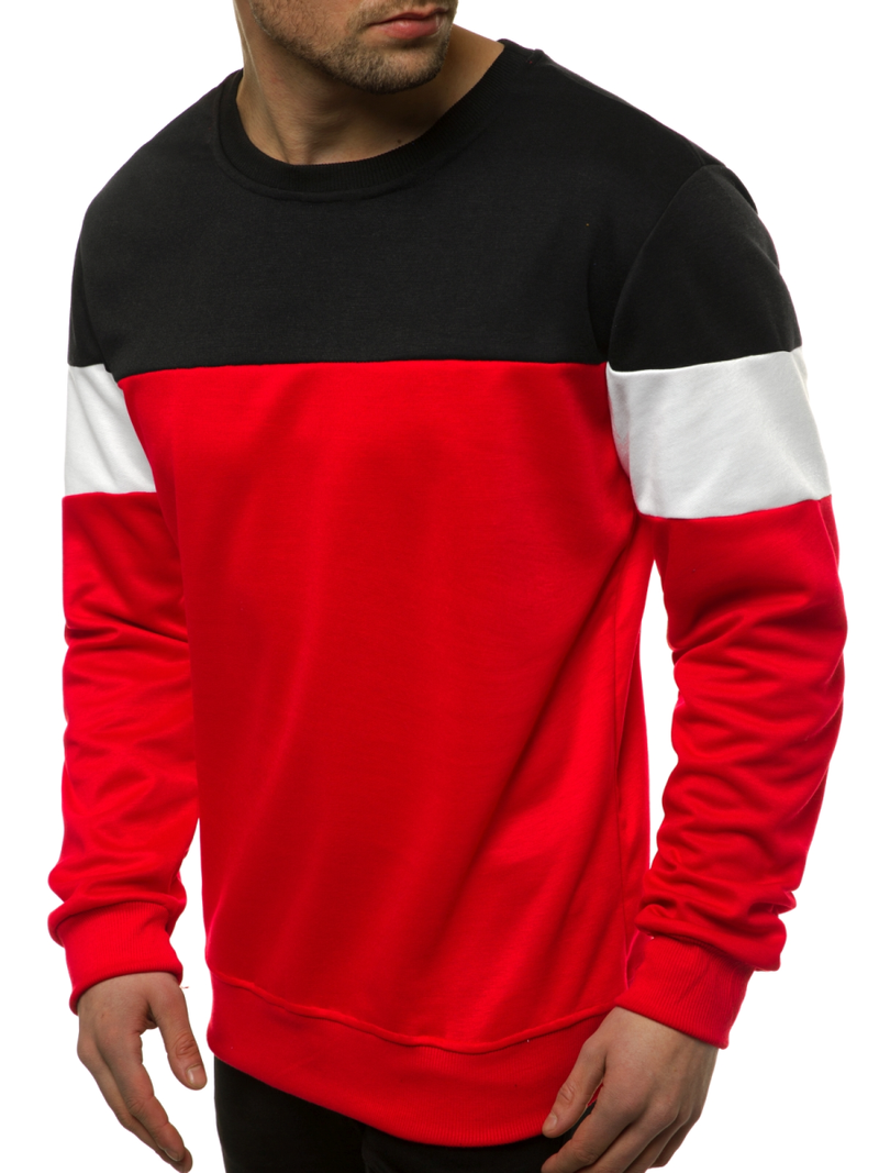 Férfi blúz Piros OZONEE JS/JZ11053