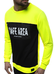 Férfi blúz Sárga neon OZONEE MACH/2121