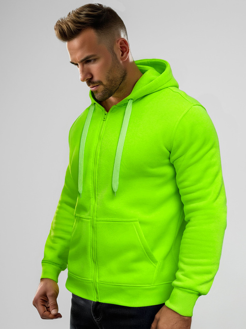 Férfi Melegítő felső Zöld neon OZONEE JS/2008
