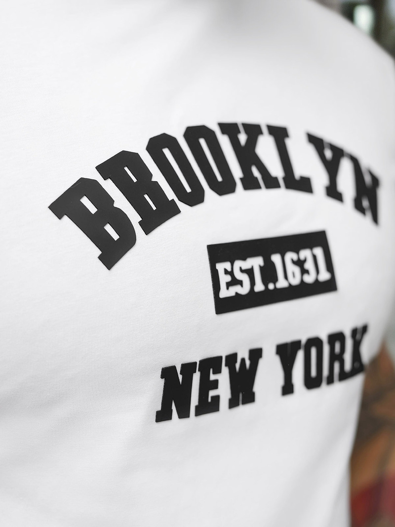 Férfi Póló Fehér OZONEE NB/MT3134