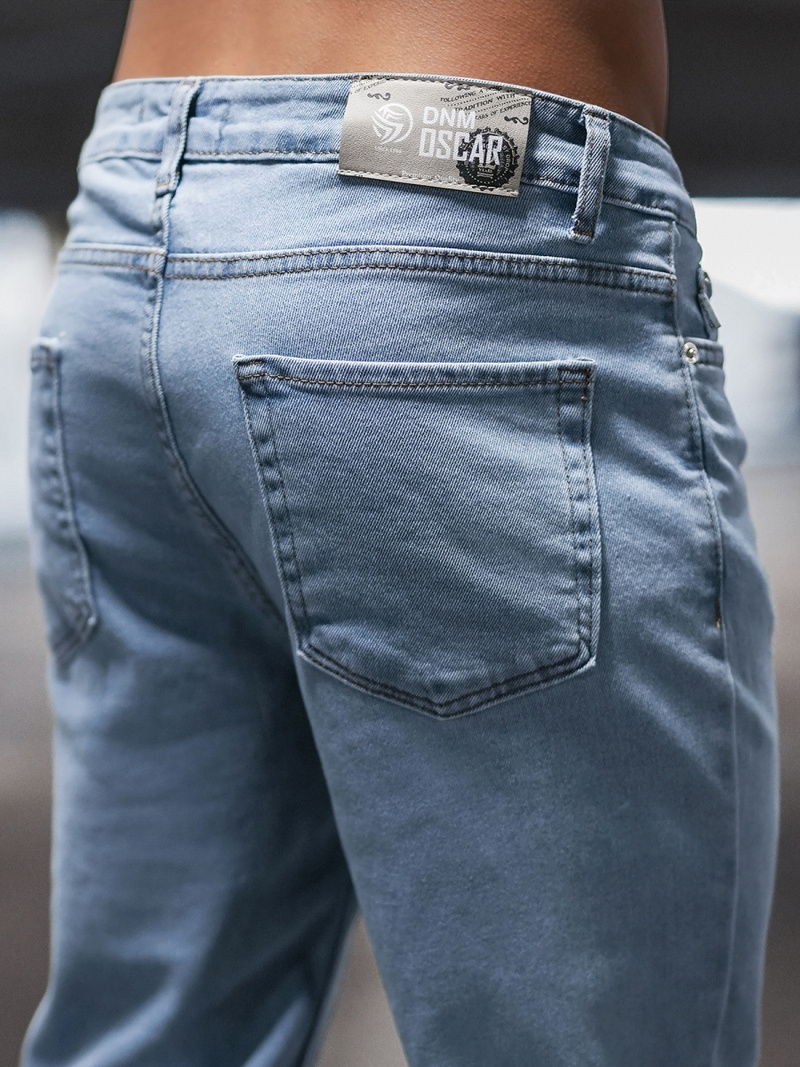 Férfi Nadrág Jogger Kék OZONEE DO/6115/2