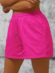 Női Rövidnadrág Sötét Rózsaszín OZONEE JS/8K950/19