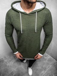 Férfi blúz Sötét-Zöld OZONEE O/1252Z