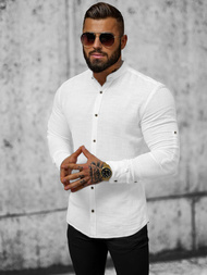 Férfi Ing Fehér OZONEE O/V33