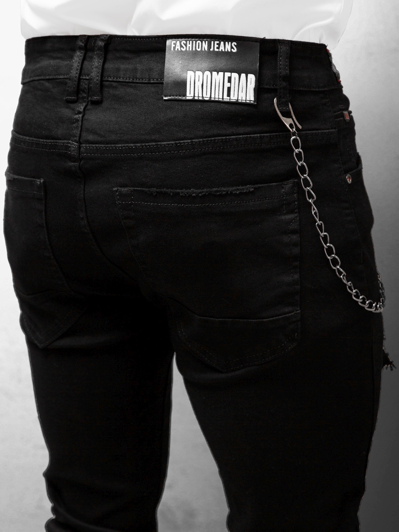 Férfi farmer nadrág Fekete OZONEE DR/TF087Z