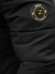 Férfi téli parka kabát fekete OZONEE JS/22M58/392