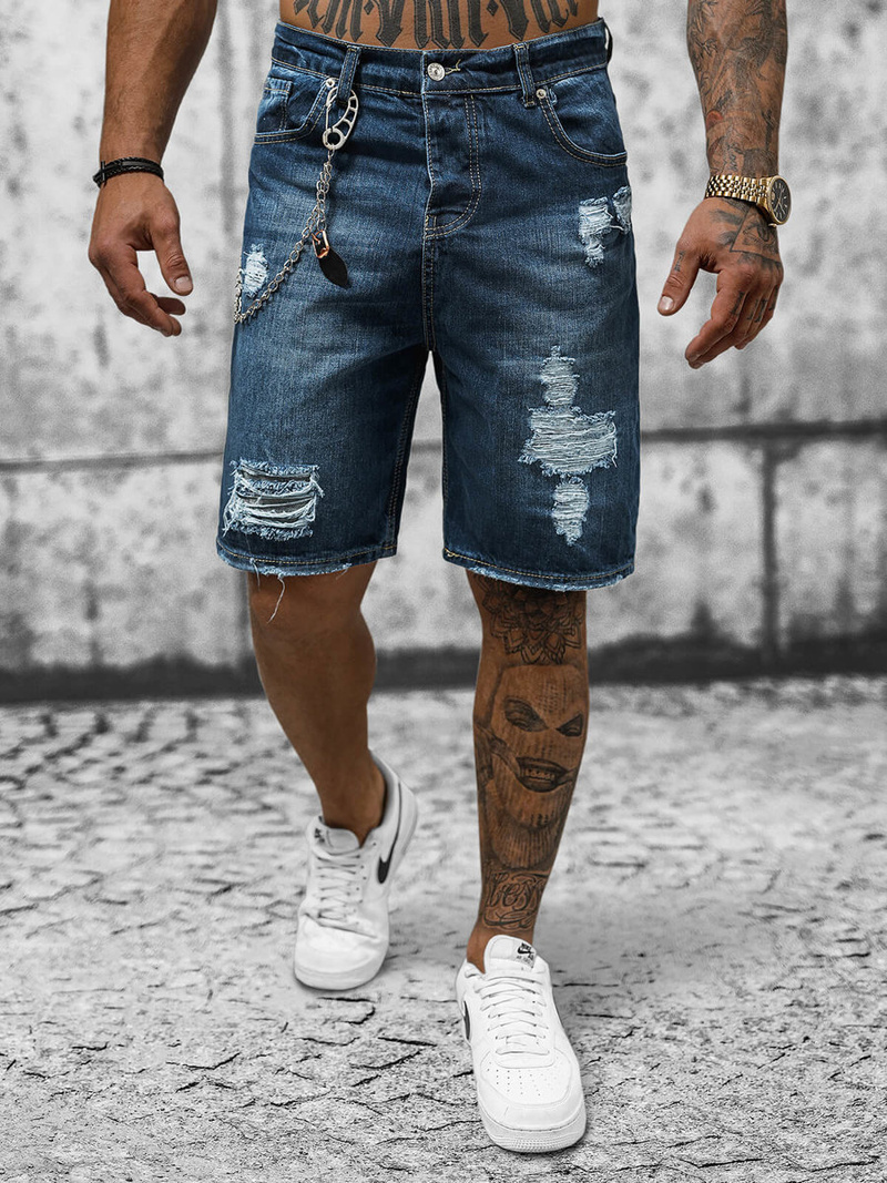 Férfi Rövidnadrág Sötét-Kék OZONEE DP/174