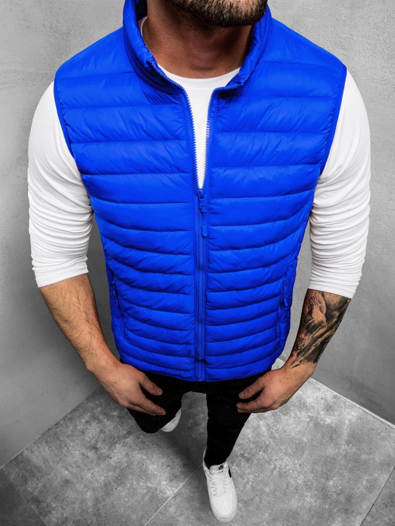 Férfi mellény Kék OZONEE JS/LY32Z