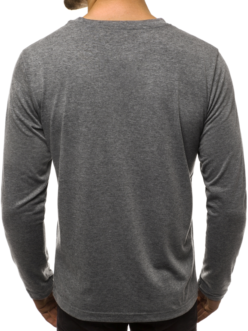 Férfi hosszú ujjú póló Grafit OZONEE JS/CX01