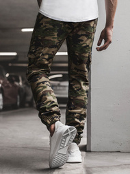 Férfi nadrág jogger Zöld OZONEE A/404