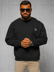 Pulóver fekete OZONEE O/SWE23049Z