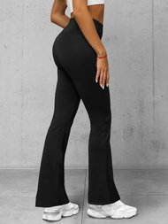 Női leggings széles lábakkal fekete OZONEE JS/XY23008L