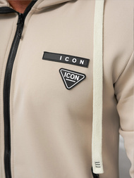 Férfi melegítő együttes bézs OZONEE O/LN11760