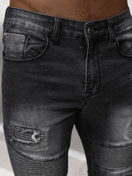 Férfi farmer nadrág fekete OZONEE NB/MP0142N