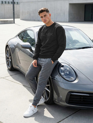 Férfi Melegítő Felső Fekete OZONEE JS/8B1992/3