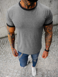 Férfi Póló Grafit OZONEE JS/8T83/5