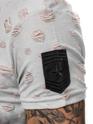 Férfi póló Szürke MJ/318YZ