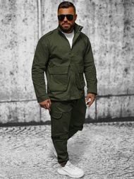 Férfi kabát khaki OZONEE O/G3035