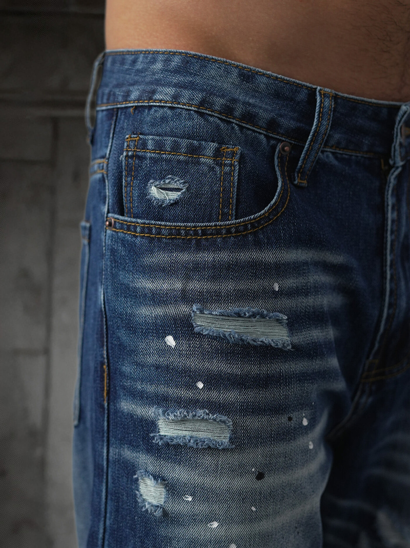 Férfi farmer nadrág kék OOZONEE O/KK2885