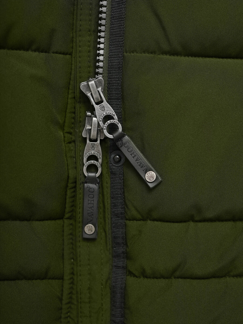 Női téli kabát khaki OZONEE O/W377