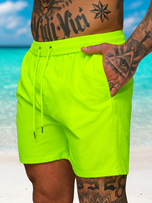 Férfi Fürdőnadrág Sárga-Neon OZONEE JS/XL018/81