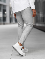 Férfi chino nadrág Szürke OZONEE DJ/5505Z