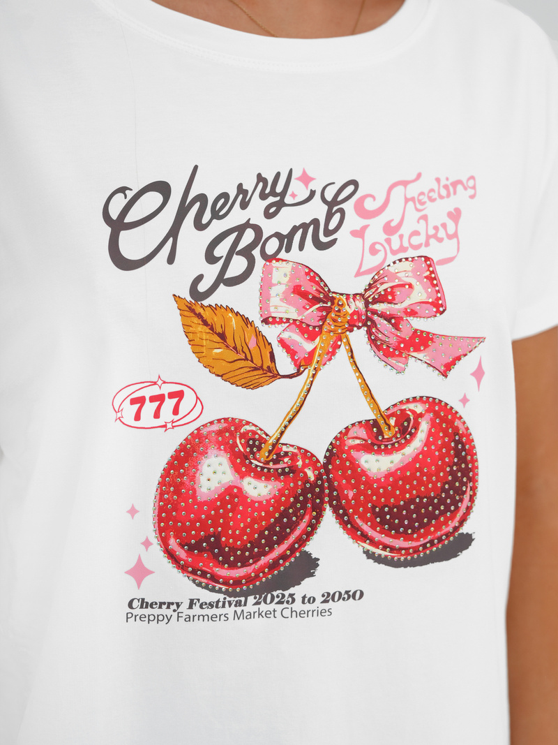 Női polo fehér OZONEE JS/95T2568/1