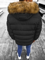 Férfi Steppelt Kabát Fekete OZONEE JS/M8107