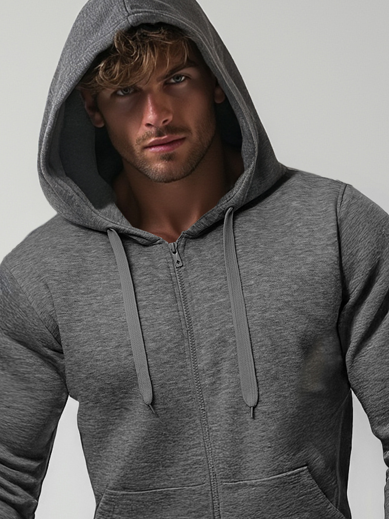 Férfi Melegítő felső Sötét-Szürke OZONEE JS/2008