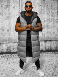 Férfi Mellény Szürke OZONEE O/M3203Z