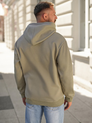 Férfi kapucnis felső khaki OZONEE JS/65B3907/29