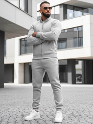 Férfi melegítő együttes szürke OZONEE JS/68C10385/2