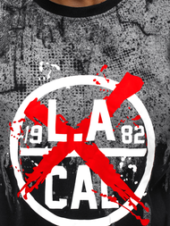 Férfi blúz Fekete OZONEE JS/22053Z