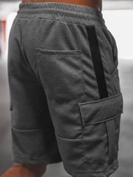 Férfi Rövidnadrág Grafit OZONEE O/WW20016/3