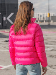 Női téli kabát Rózsaszín OZONEE JS/M23061/1Z