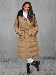 Női téli kabát camel OZONEE JS/5M3178/84