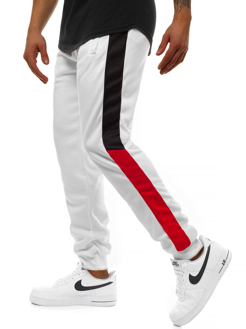 Férfi melegítő nadrág Fehér OZONEE JS/JZ11012