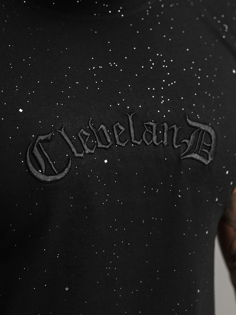 Férfi Póló Fekete OZONEE O/QQ1386