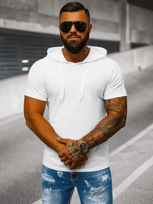 Férfi Póló Fehér OZONEE JS/8T89/1