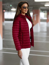 Női Kabát Bordó OZONEE JS/16M9101/06Z