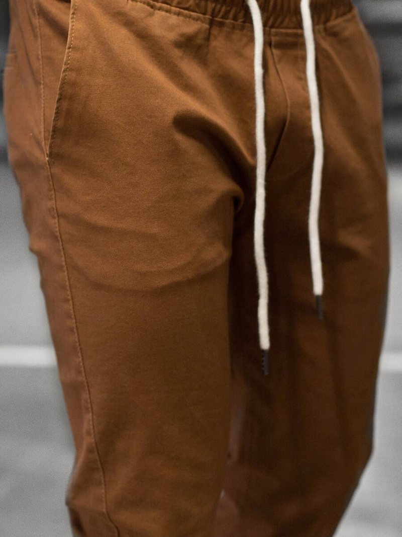 Férfi nadrág színű jogger Barna OZONEE JB/JP1145/15