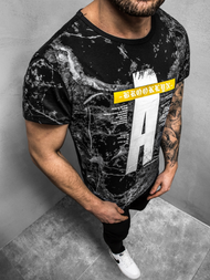 Férfi póló Fekete OZONEE JS/SS10921Z