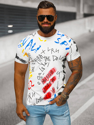 Férfi Póló Fehér OZONEE JS/8T1211/1