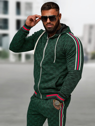 Férfi melegítő együttes zöld OZONEE O/FF5111AB