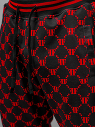 Férfi Melegítő Együttes Fekete-Piros OZONEE O/12136