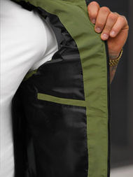 Férfi mellény zöld OZONEE JS/31M5062/136