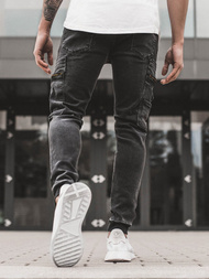 Férfi nadrág Fekete OZONEE G/1081