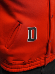 Férfi pulóver piros OZONEE O/TB9127