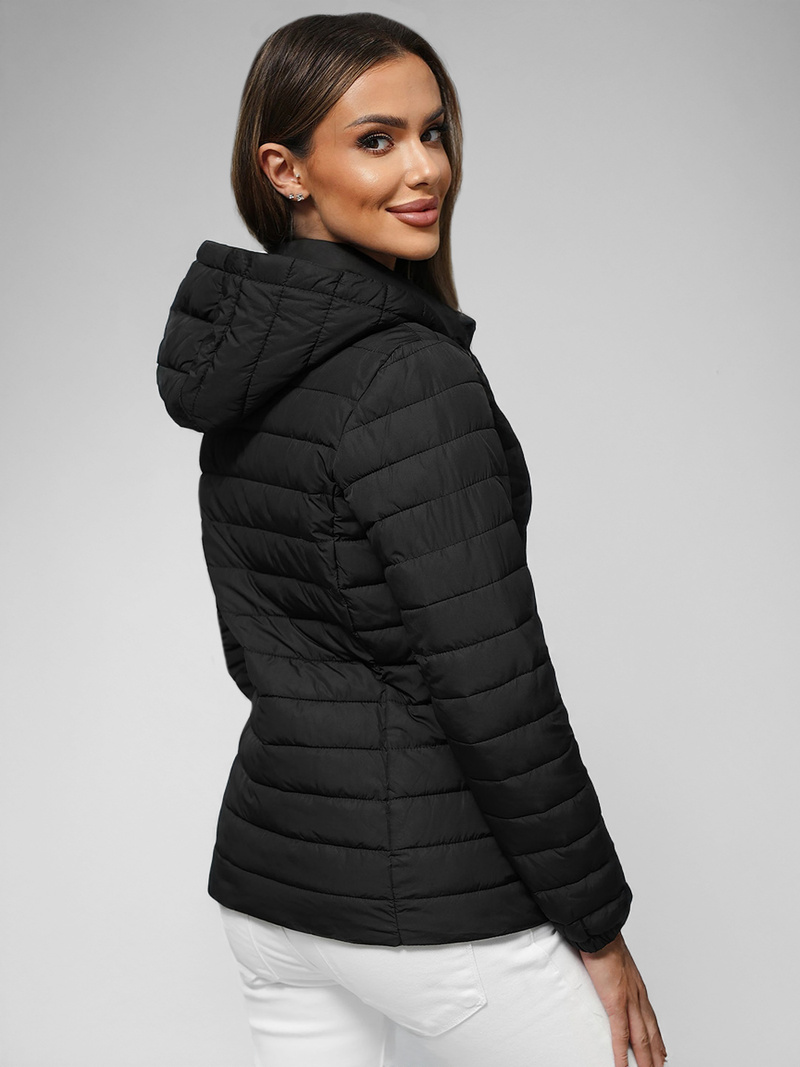 Női kabát fekete OZONEE JS/16M9103/392